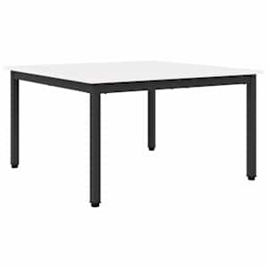 Konferenční stolek Bílá 80 x 80 x 45 cm Masivní borové dřevo - obrázek 2
