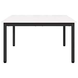 Konferenční stolek Bílá 80 x 80 x 45 cm Masivní borové dřevo - obrázek 6