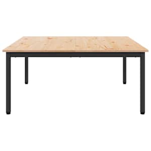 Konferenční stolek Přírodní 100 x 100 x 45 cm - obrázek 5