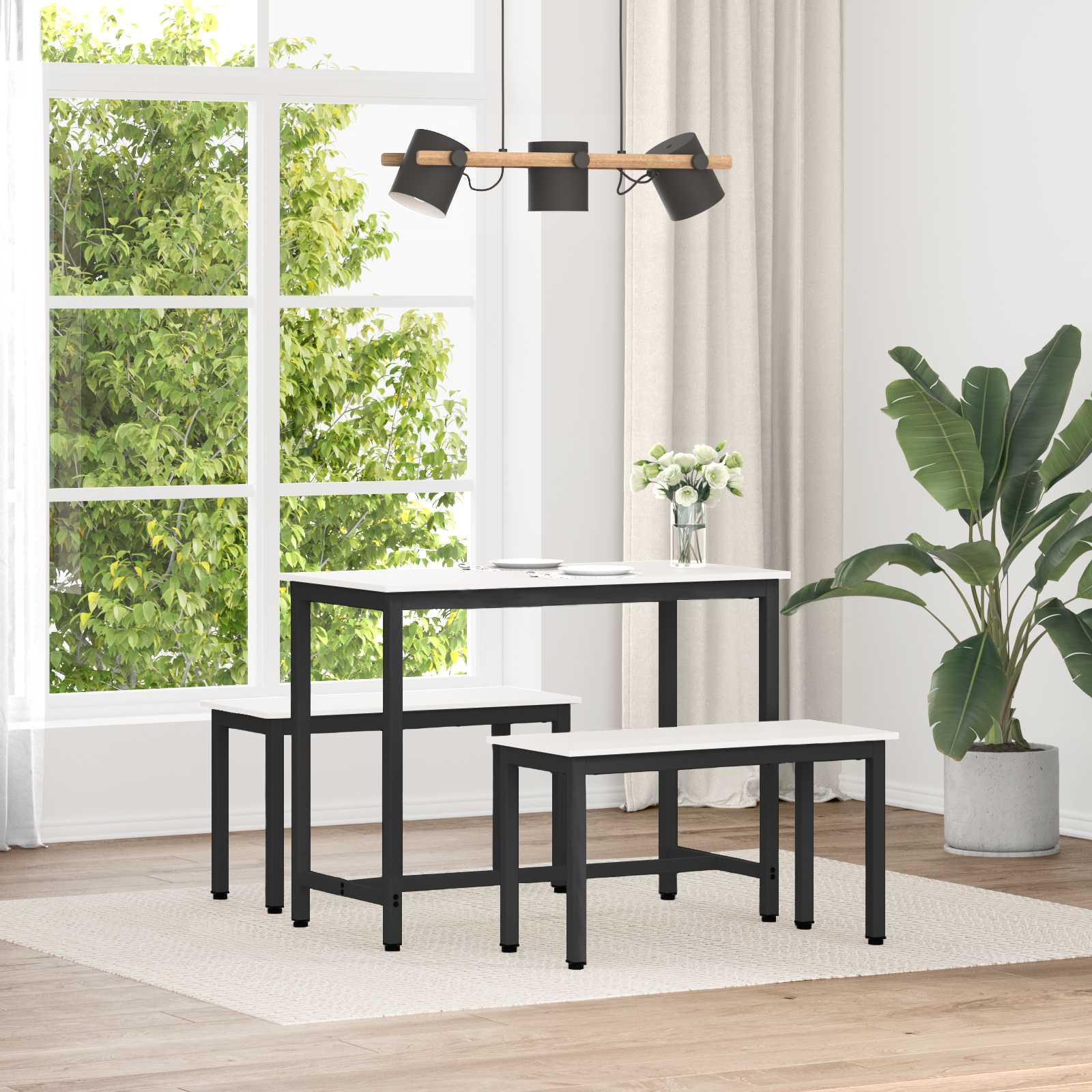 vidaXL bancă Alb 80 x 35 x 45 cm Lemn de pin masiv