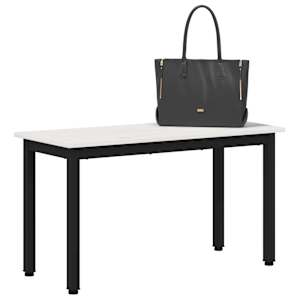 lavice Bílá 80 x 35 x 45 cm Masivní borové dřevo - obrázek 3