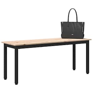 lavice Přírodní 110 x 35 x 45 cm Masivní borové dřevo - obrázek 3