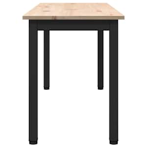 lavice Přírodní 110 x 35 x 45 cm Masivní borové dřevo - obrázek 6