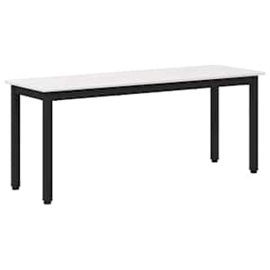 lavice Bílá 110 x 35 x 45 cm Masivní borové dřevo - obrázek 2