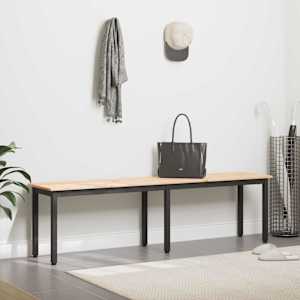 lavice Přírodní 160 x 35 x 45 cm Masivní borové dřevo - obrázek 4