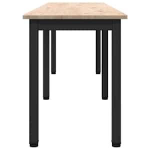 lavice Přírodní 160 x 35 x 45 cm Masivní borové dřevo - obrázek 6