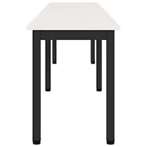 lavice Bílá 200 x 35 x 45 cm Masivní borové dřevo - obrázek 6