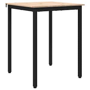 Jídelní stůl Přírodní 60 x 60 x 75 cm Masivní borové dřevo - obrázek 2