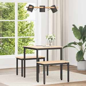 Jedilna miza Naravna 70 x 70 x 75 cm Masivno borovo les