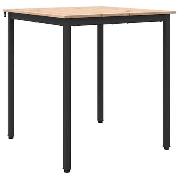 vidaXL S&ouml;&ouml;gilaud Neutraalne 70 x 70 x 75 cm Tahke m&auml;nd