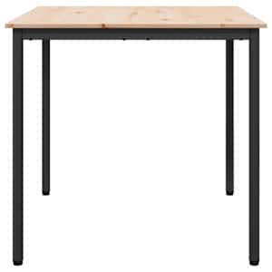 Jídelní stůl Přírodní 80 x 80 x 75 cm Masivní borové dřevo - obrázek 5