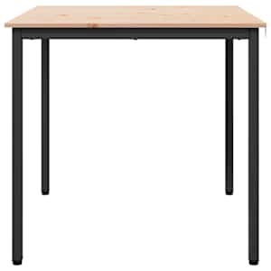 Jídelní stůl Přírodní 80 x 80 x 75 cm Masivní borové dřevo - obrázek 6