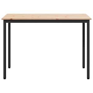 Jídelní stůl Přírodní 110 x 55 x 75 cm Masivní borové dřevo - obrázek 5