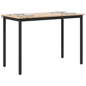 Jídelní stůl Přírodní 110 x 55 x 75 cm Masivní borové dřevo - obrázek 3