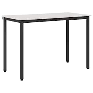 Jídelní stůl Bílá 110 x 55 x 75 cm Masivní borové dřevo - obrázek 2