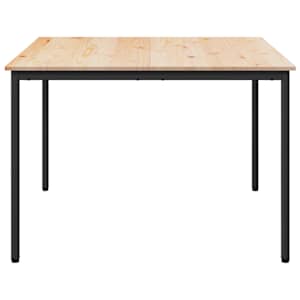 Jídelní stůl Přírodní 110 x 110 x 75 cm Masivní borové dřevo - obrázek 5