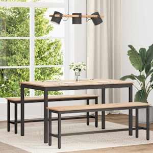 Jedilna miza Naravna 140 x 80 x 75 cm Masivno borovo les