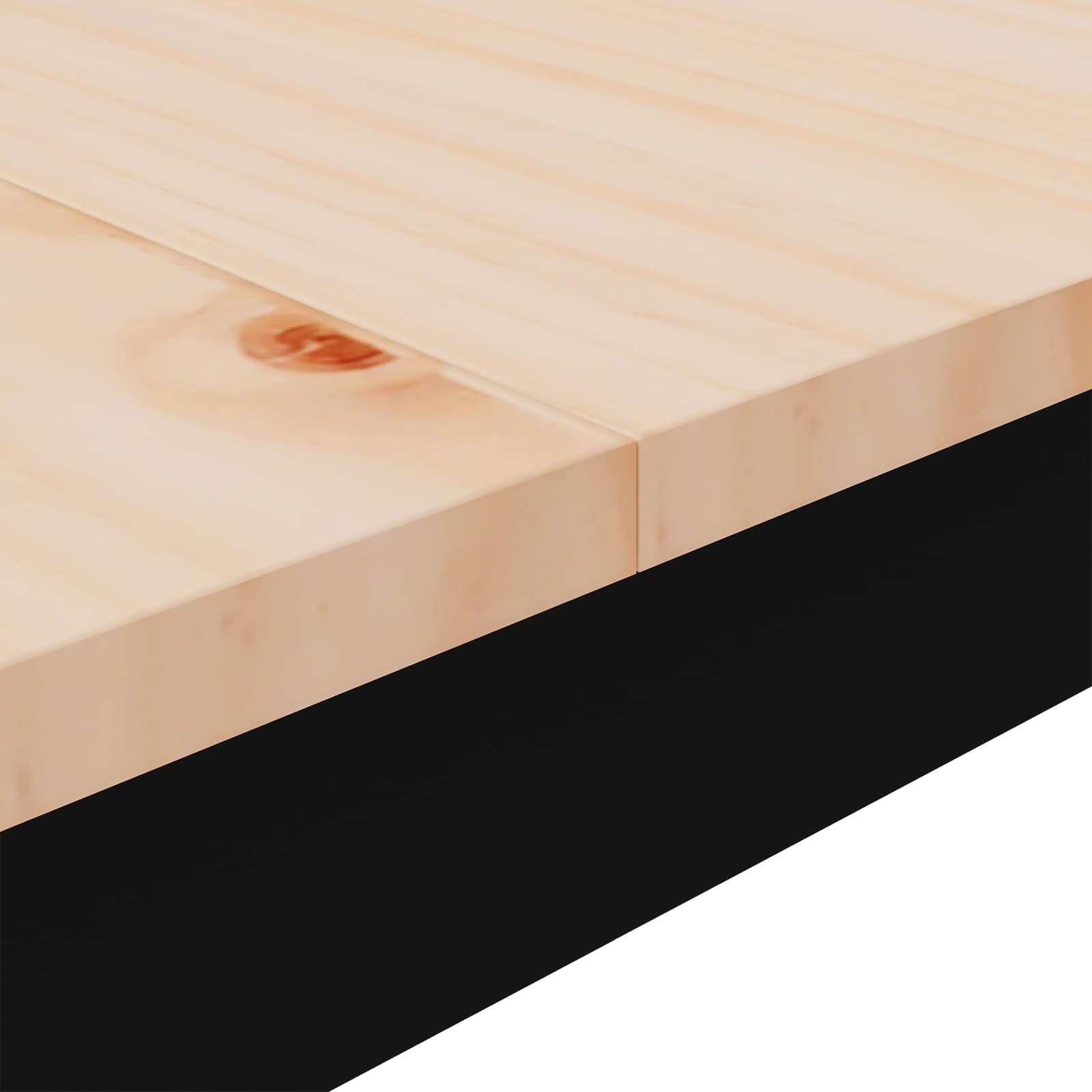 Ruokapöytä Luonnollinen 180 x 90 x 75 cm Massiivinen mänty - Image 8