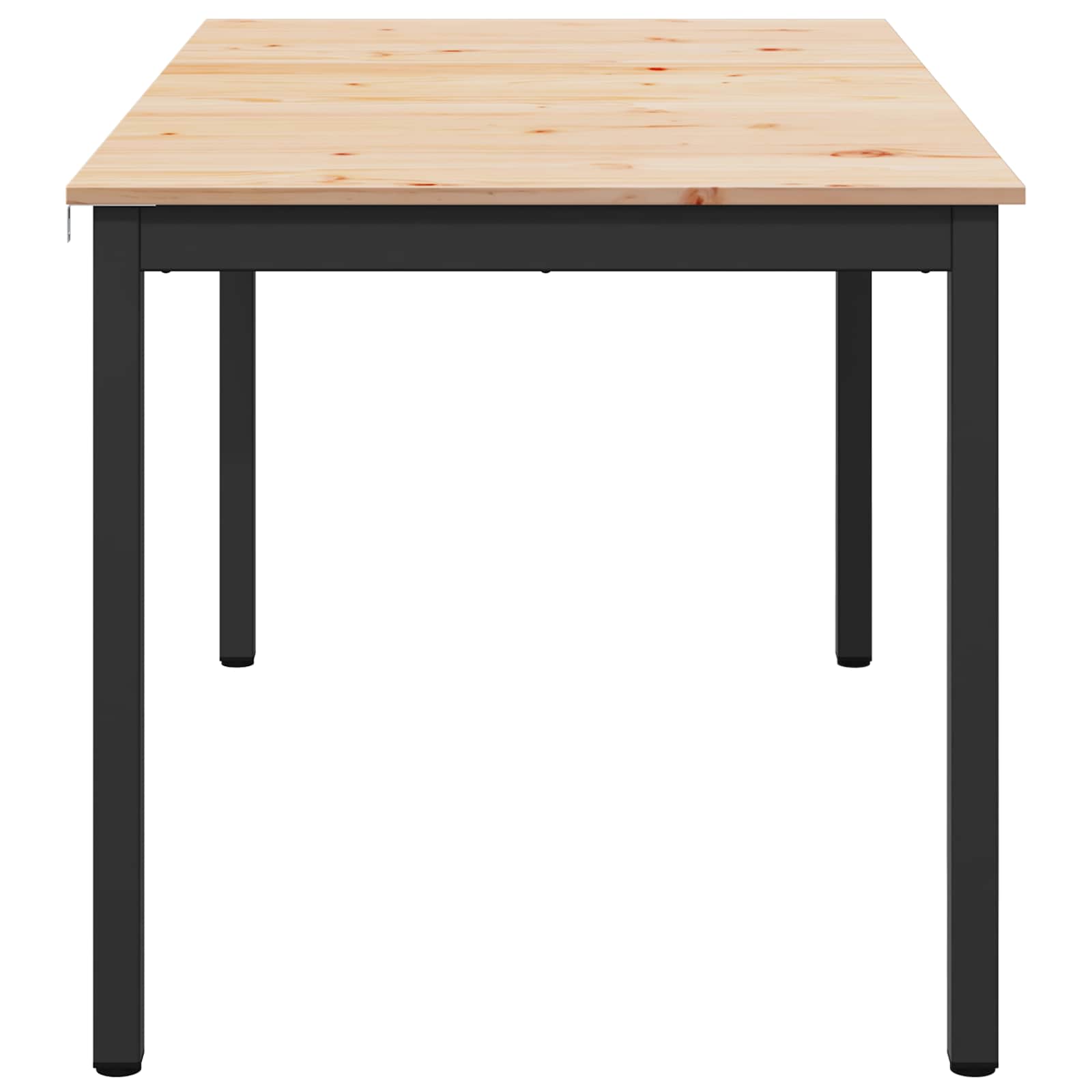 Ruokapöytä Luonnollinen 180 x 90 x 75 cm Massiivinen mänty - Image 6