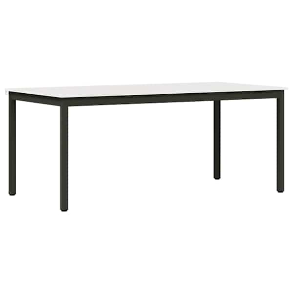 vidaXL S&ouml;&ouml;gilaud Valge 180 x 90 x 75 cm Tahke m&auml;nd