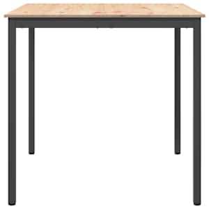 Barový stůl Přírodní 110 x 110 x 105 cm Masivní borové dřevo - obrázek 5