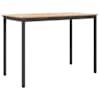 vidaXL Baarilaud 150 x 80 x 105 cm Tahke m&auml;nd Neutraalne Ristk&uuml;lik