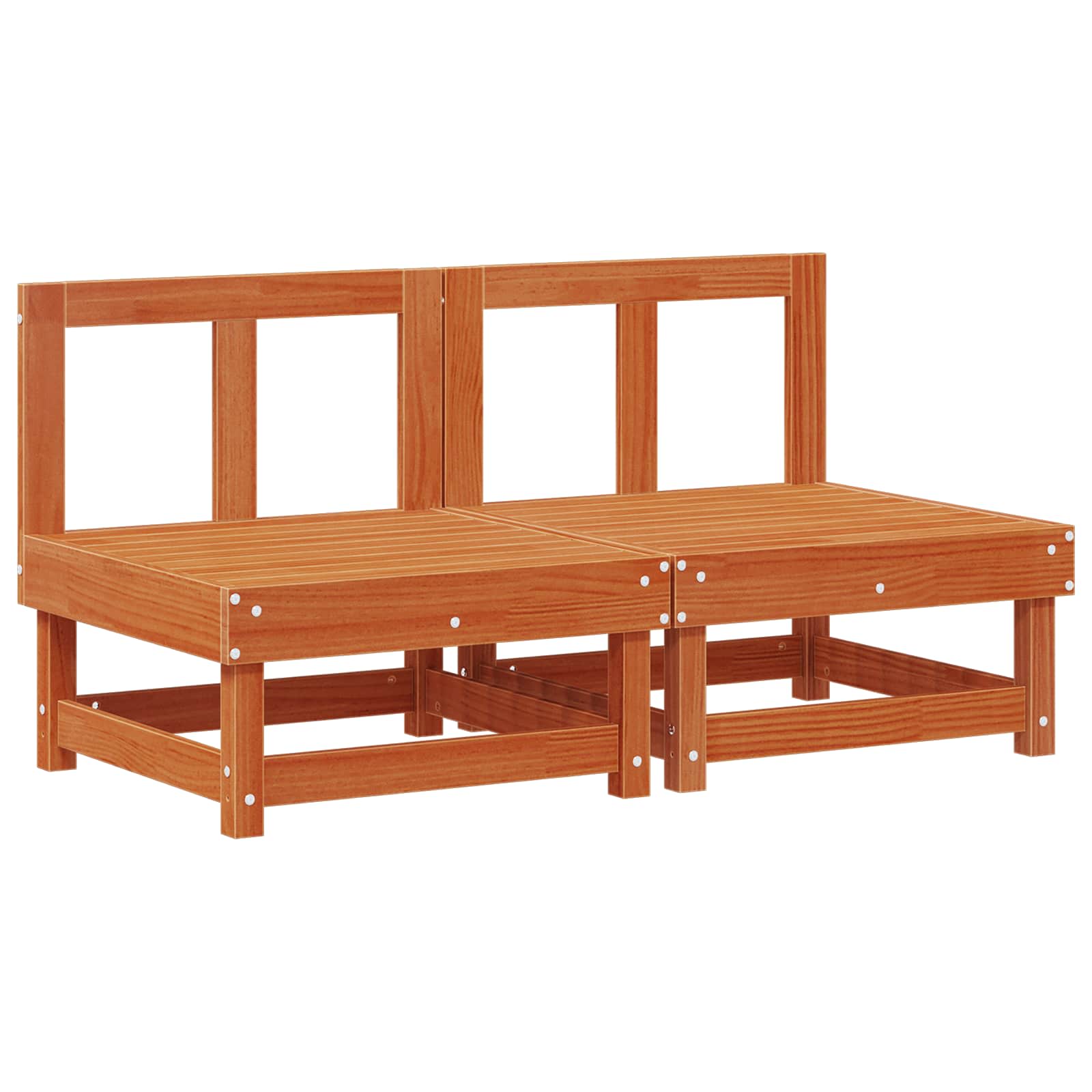 2 Stuk Sectie Sofa Eenheden Massief Vurenhout image 4