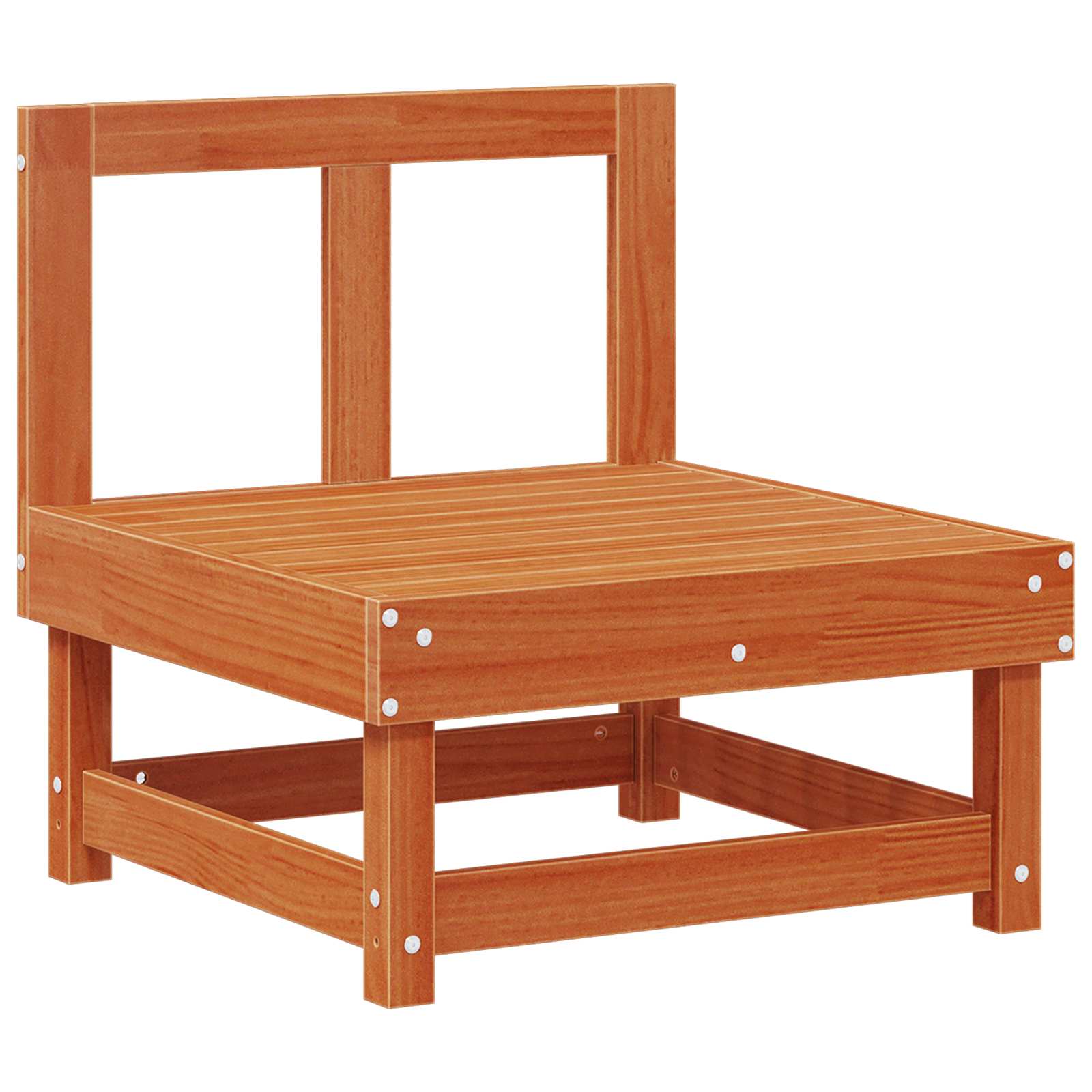 Tuin Midden Sofa Massief grenenhout Wasbruin 61 x 60,5 x 62 cm image 2