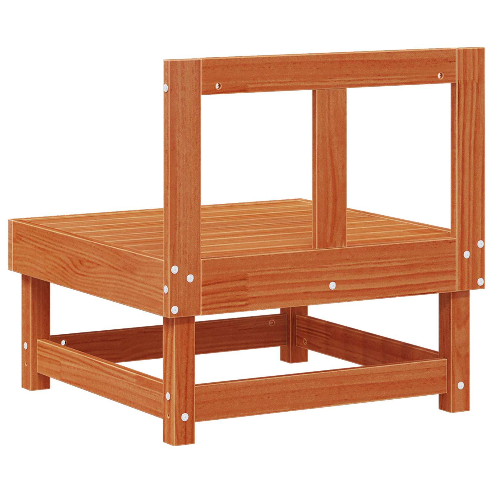 Tuin Midden Sofa Massief grenenhout Wasbruin 61 x 60,5 x 62 cm image 5