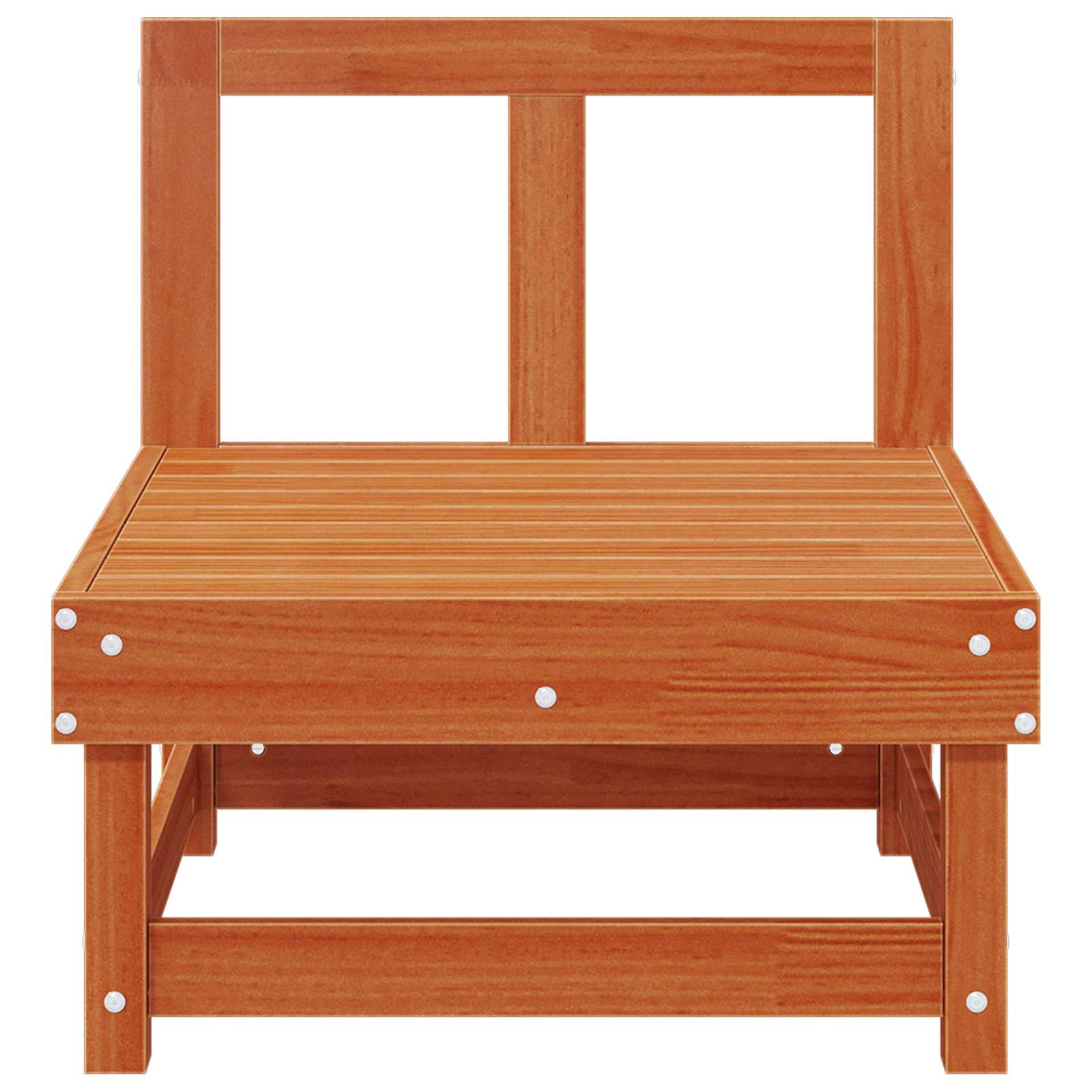 Tuin Midden Sofa Massief grenenhout Wasbruin 61 x 60,5 x 62 cm image 3