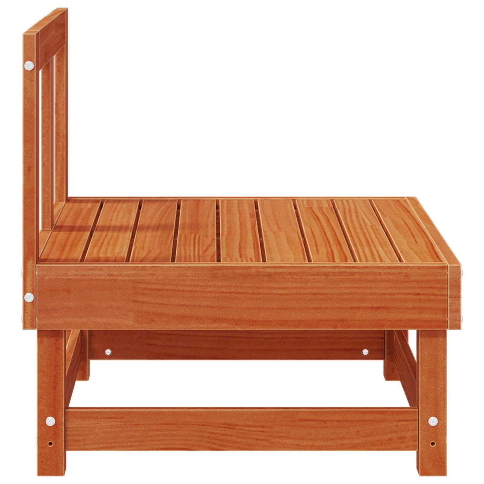 Tuin Midden Sofa Massief grenenhout Wasbruin 61 x 60,5 x 62 cm image 4