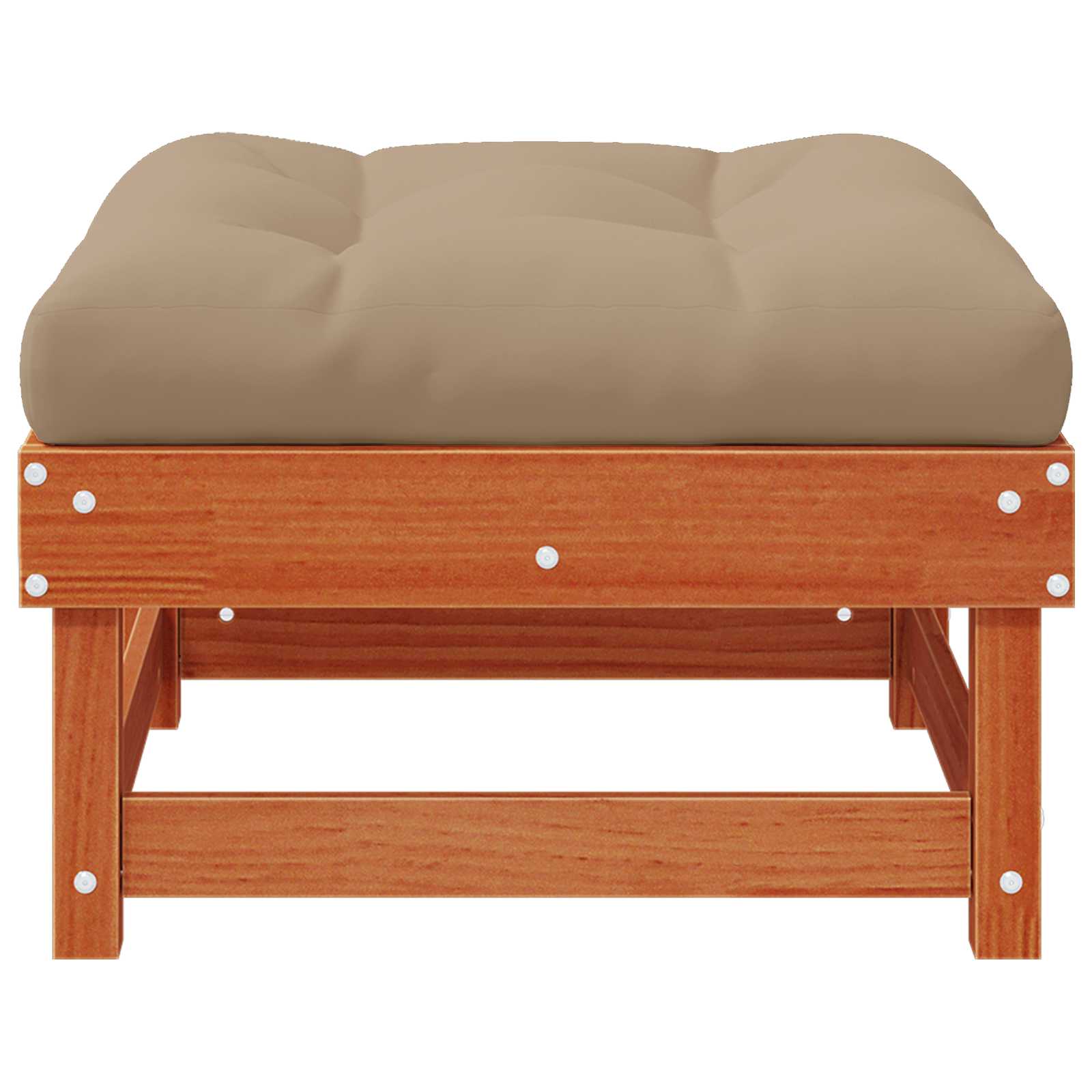 Tuinvoetsteun Massief grenenhout Waskleur Bruin image 4