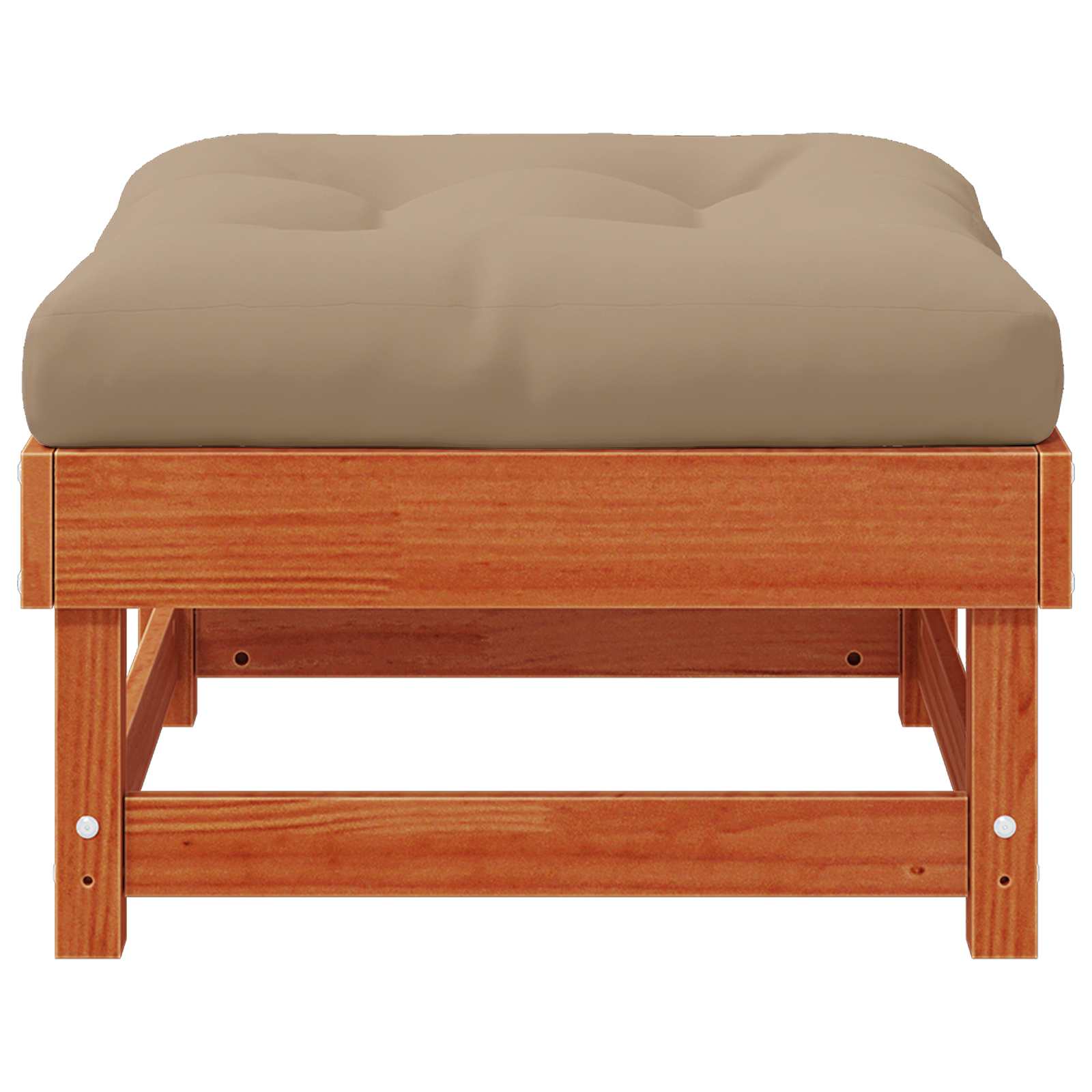 4 Stuk Sectie Sofa Eenheden Massief Vurenhout Waskleur Bruin image 6