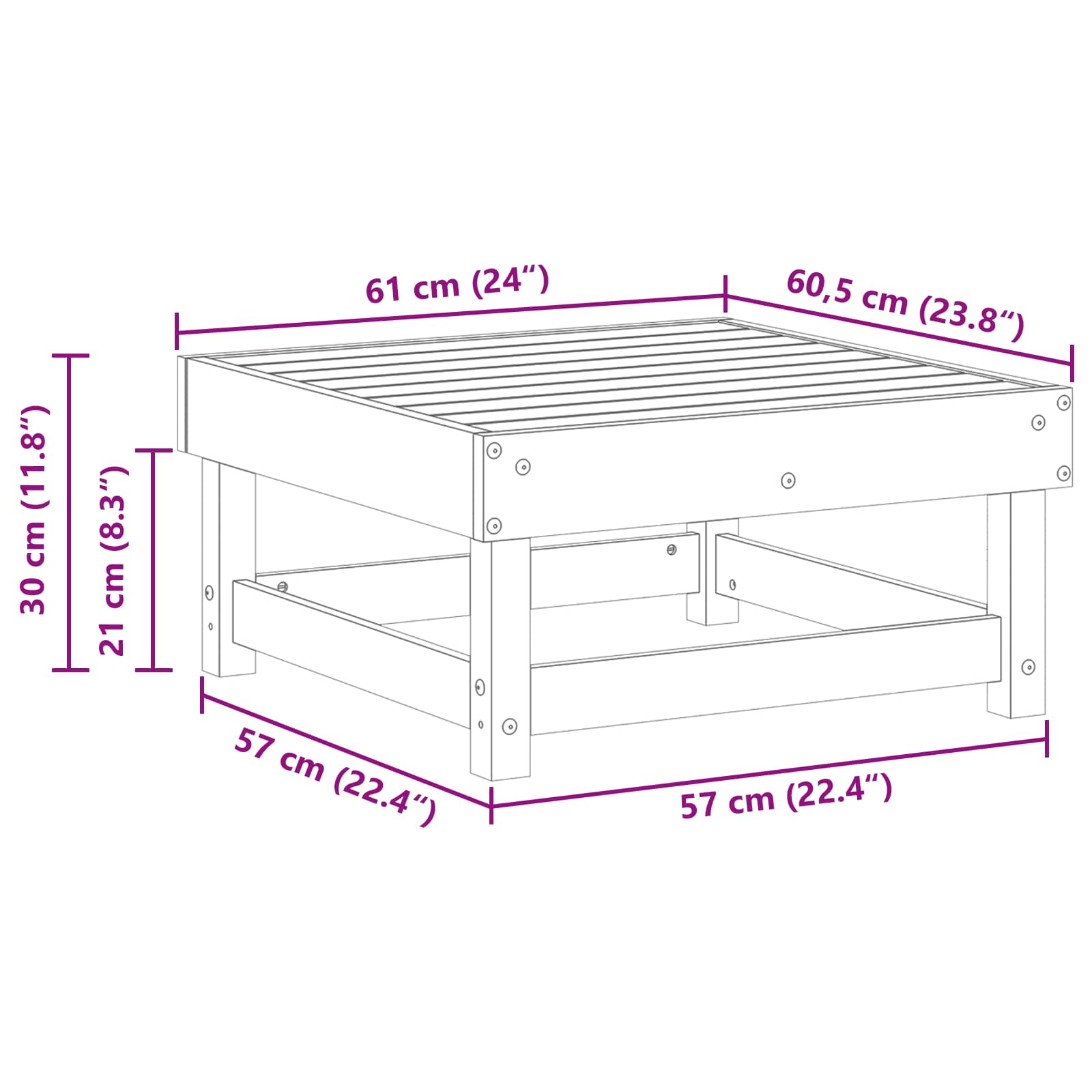 Sectie Sofa Eenheden Massief Vurenhout Waskleur Bruin image 8