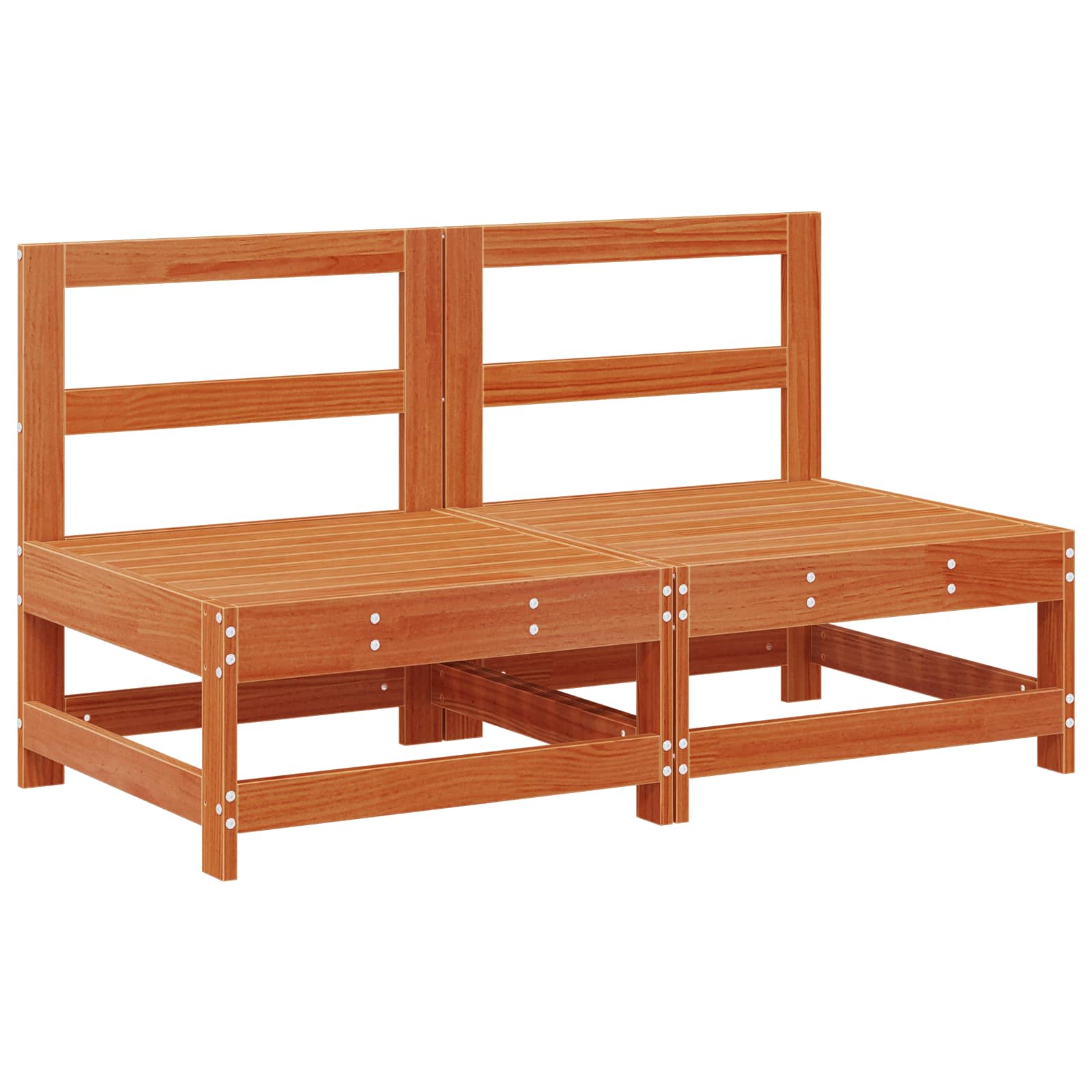 Tuin Midden Sofa Massief grenenhout Wasbruin image 3