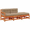 vidaXL Sektsionaalne diivan padjaga Vahapruun 190 x 62 x 70,5cm