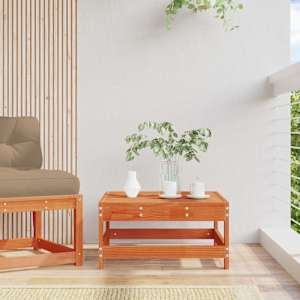 Vrtna podlaga Masivna borovina Voskan Rjava 62 x 62 x 32 cm