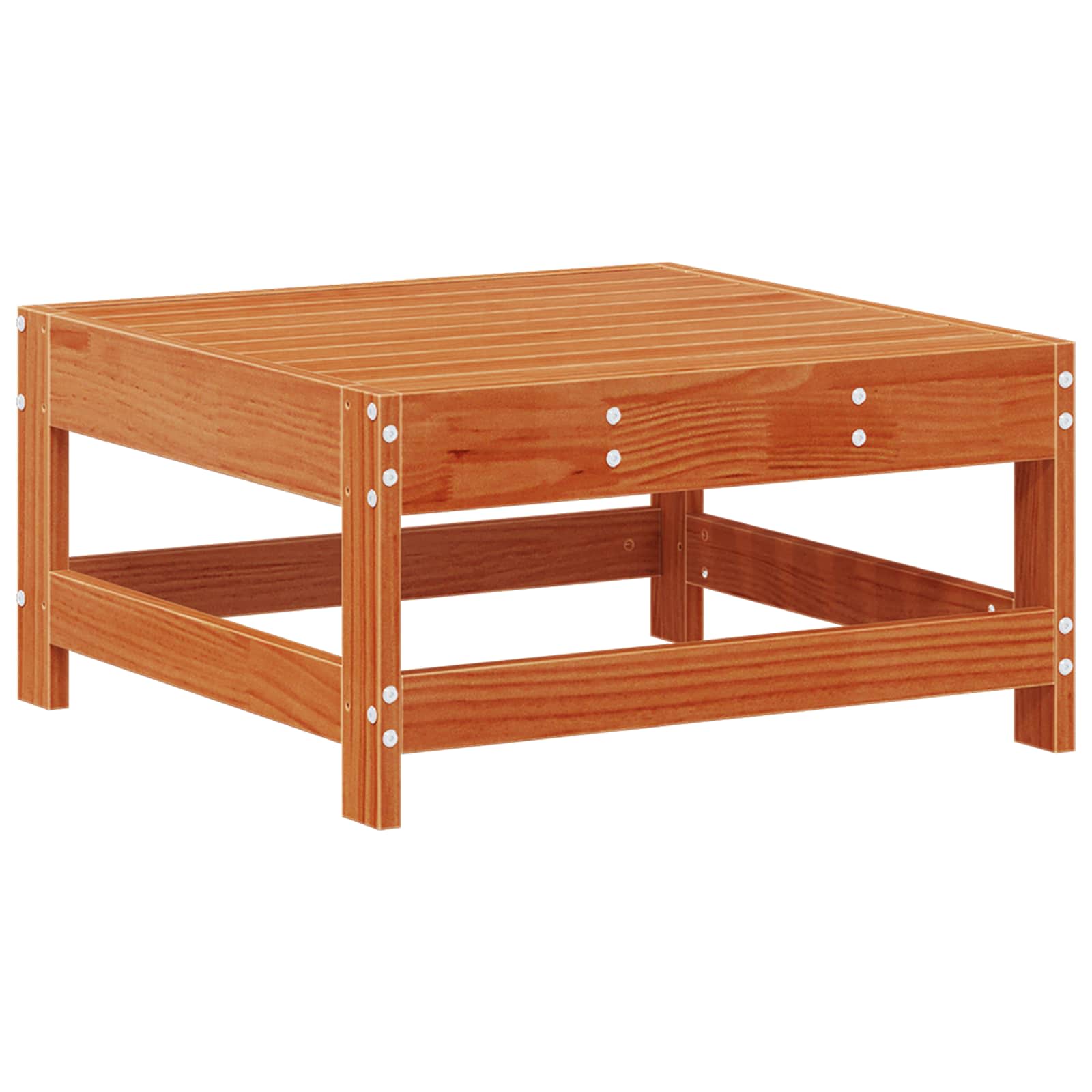 Tuinvoetsteun Massief grenenhout Wasbruin 62 x 62 x 32 cm image 2