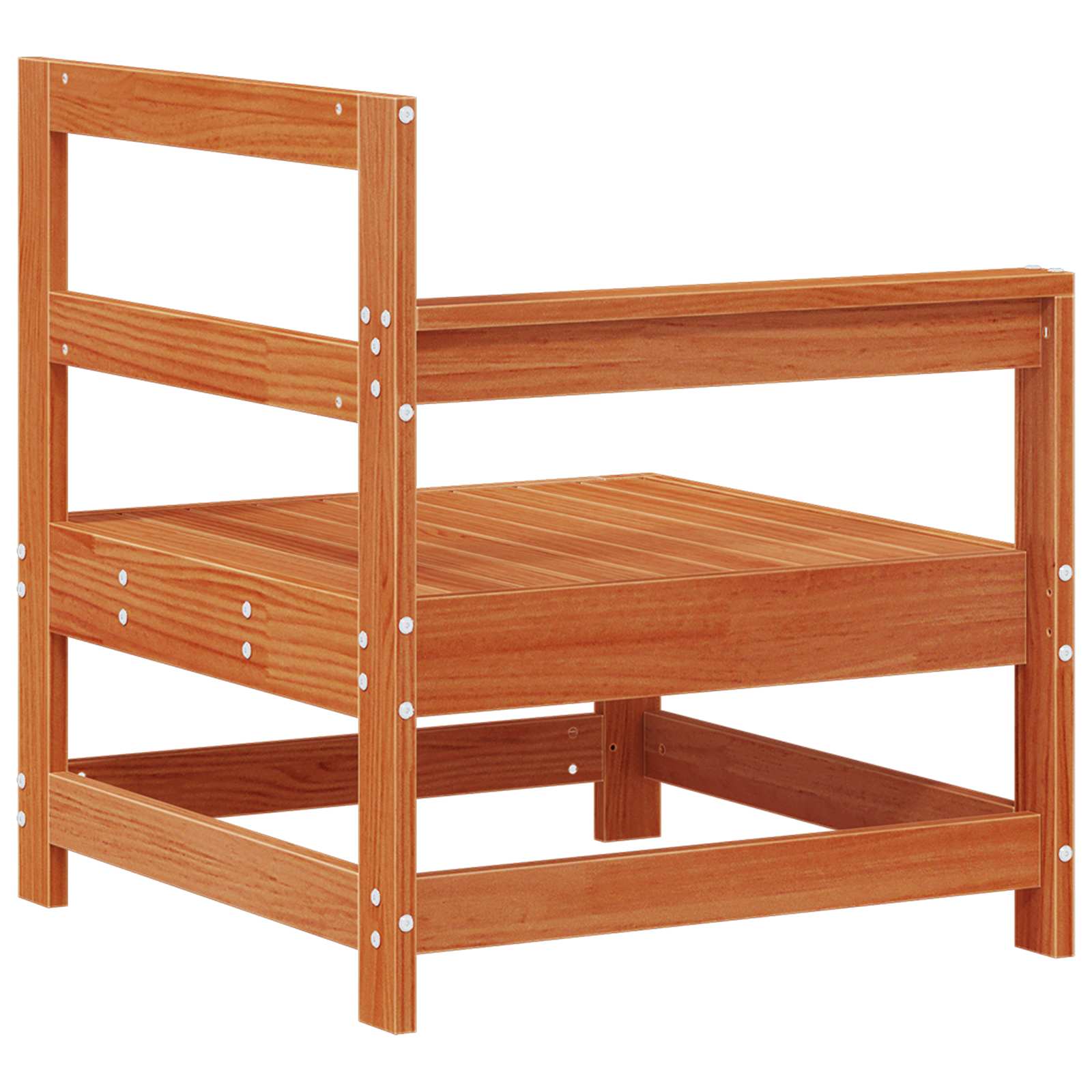 Tuin hoekbank Massief grenenhout Wasbruin 132 x 62 x 70,5 cm image 6