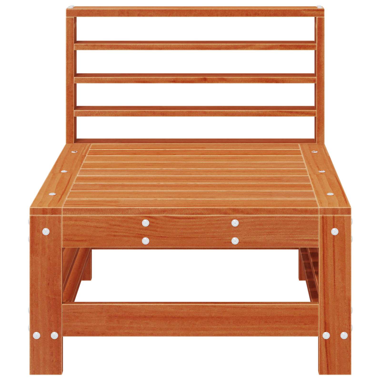 Sectie Sofa Eenheden Massief Vurenhout Waskleur Bruin image 3