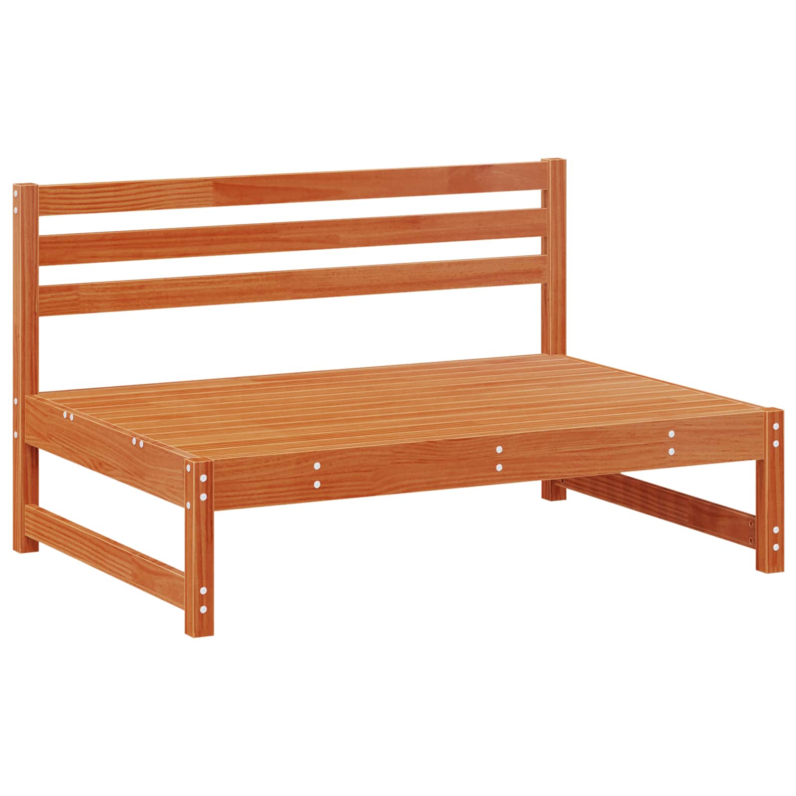 3 Stuk Sectie Sofa Eenheden Massief Vurenhout Waskleur Bruin image 3