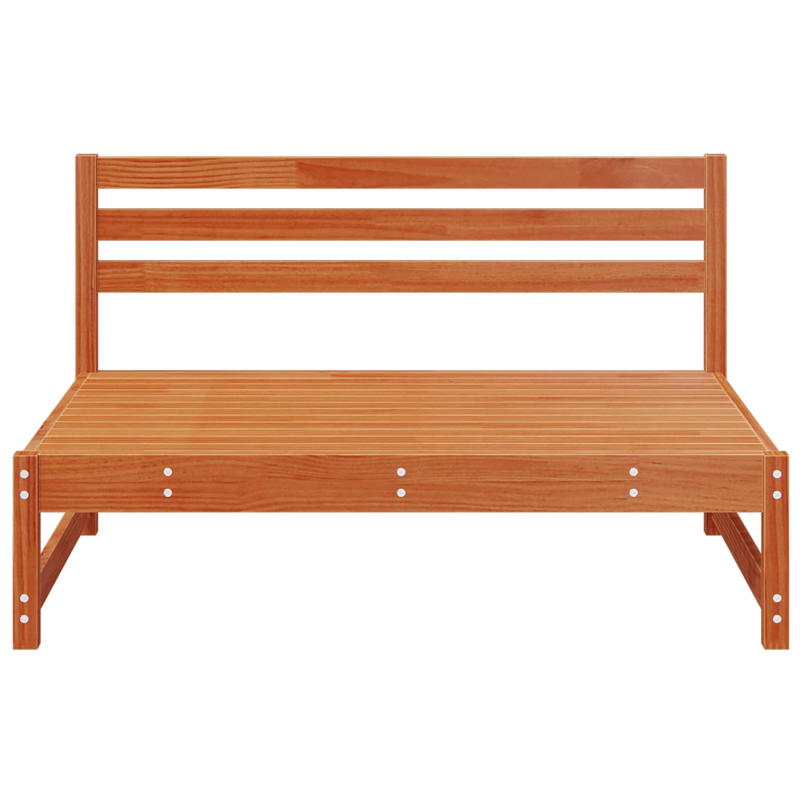 Sectie Sofa Eenheden Massief Vurenhout Waskleur Bruin image 3