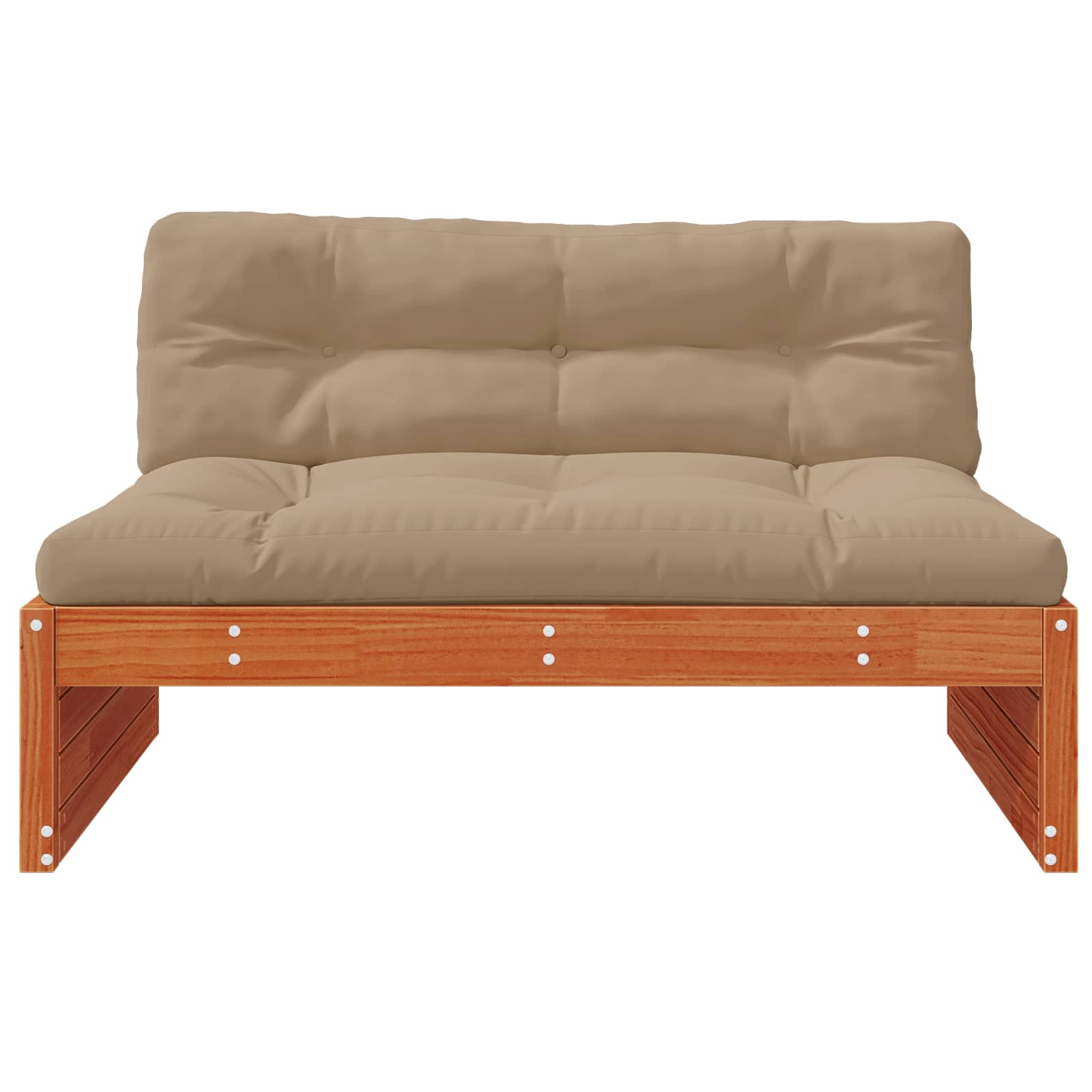 3 Stuk Sectie Sofa Eenheden Massief Vurenhout Waskleur Bruin image 4