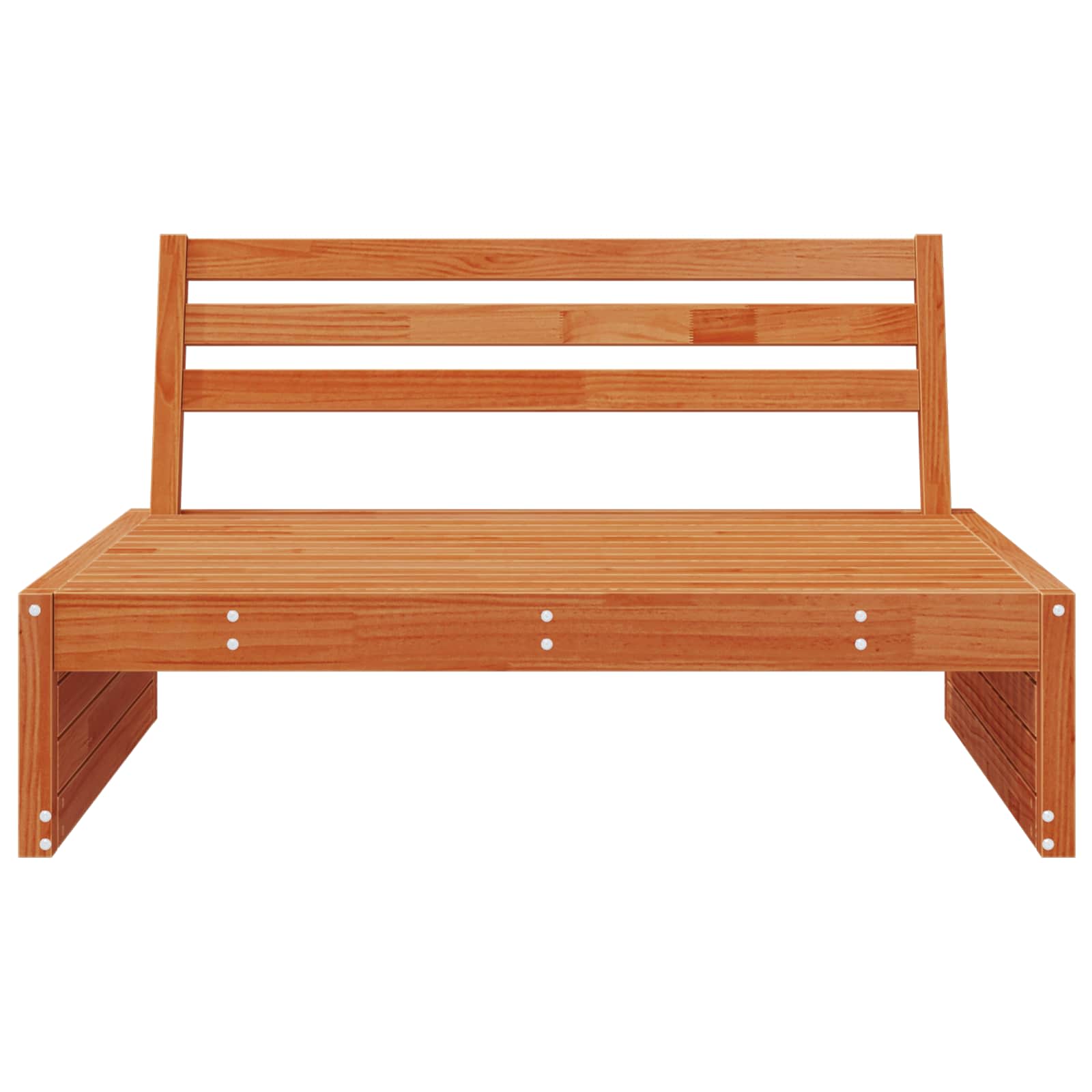 Sectie Sofa Eenheden Massief Vurenhout Waskleur Bruin image 3