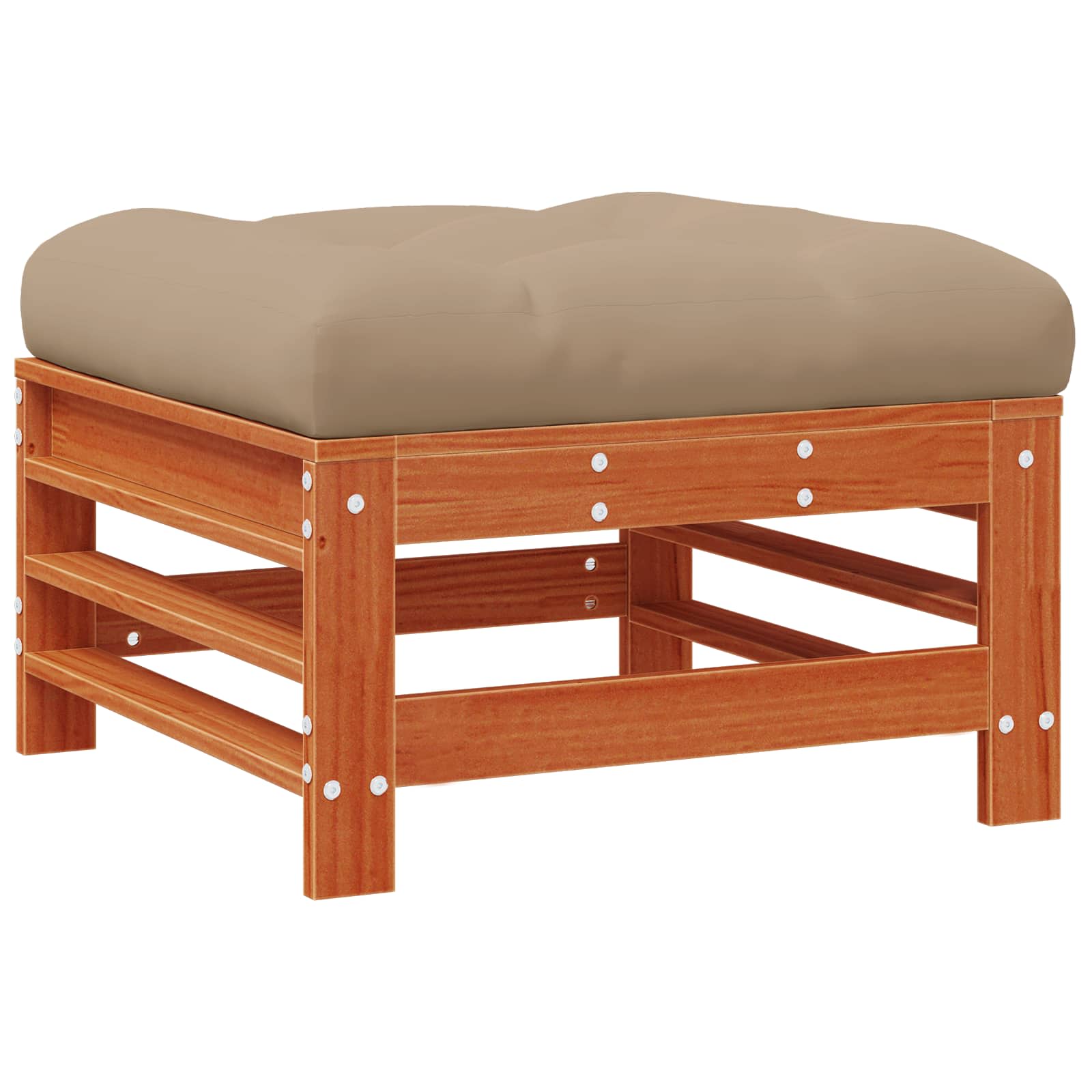 Sectie Sofa Eenheden Massief Vurenhout Waskleur Bruin image 6