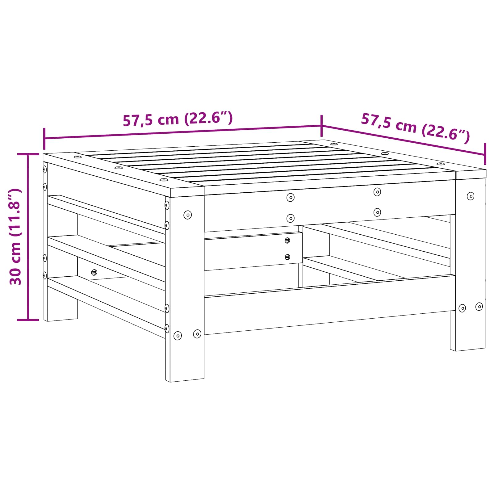 Sectie Sofa Eenheden Massief Vurenhout Waskleur Bruin image 7