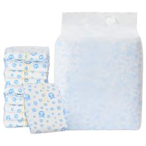 Jednorázová plena pro psy samce 50 pcs Bílý L - obrázek 2