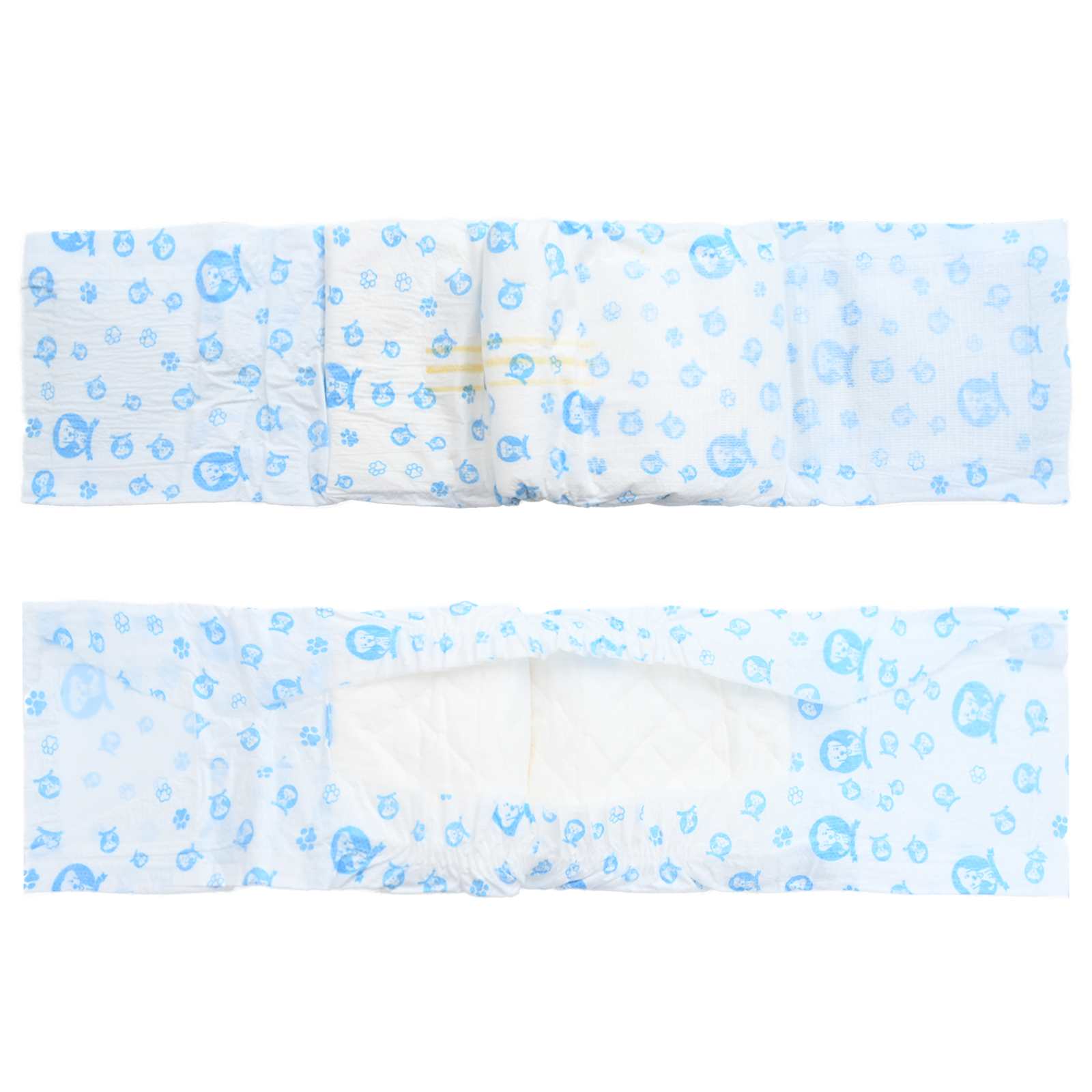 Pampers de unică folosință pentru câini băieți 50 pcs Alb L [5]