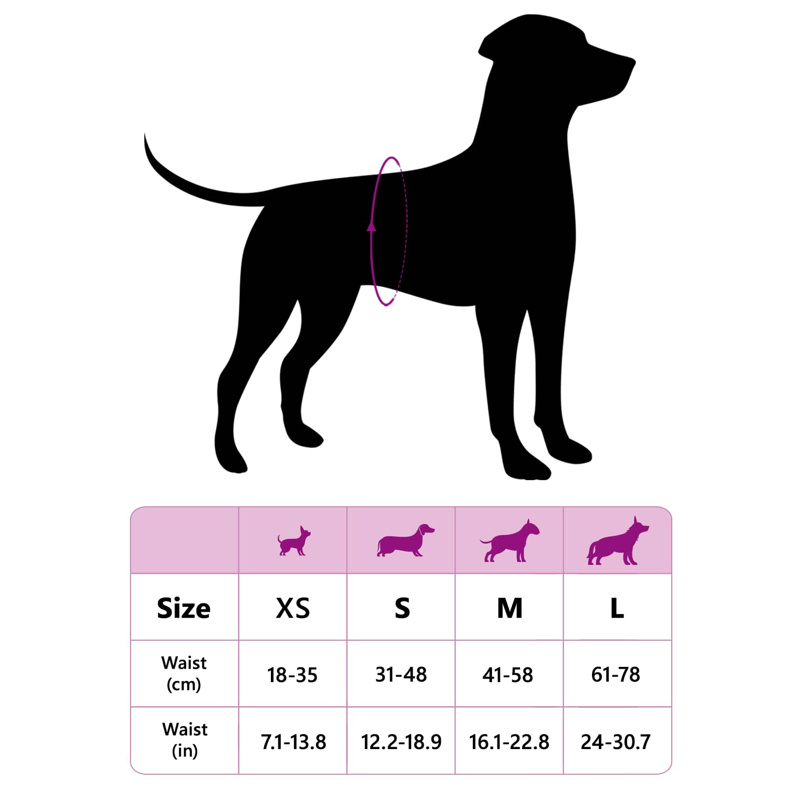 Pampers de unică folosință pentru câini băieți 50 pcs Alb L [10]