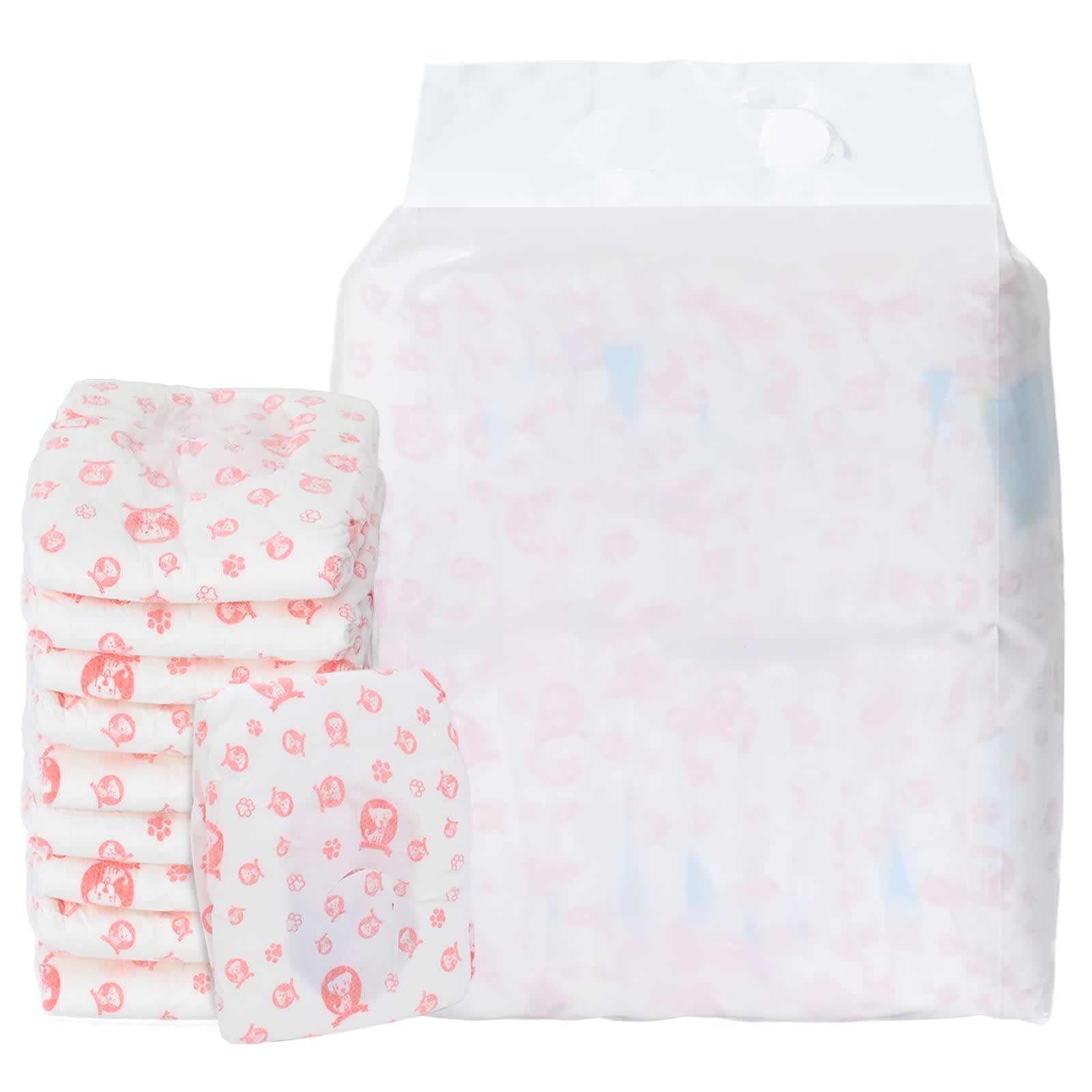 Thumbnail - vidaXL Wegwerf-Hundewindel für Hündinnen 50 pcs Weiß M